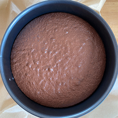 Schokoladenboden für Erdbeer-Schoko-Torte