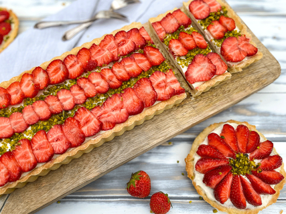 Erdbeer-Schmand-Tarte