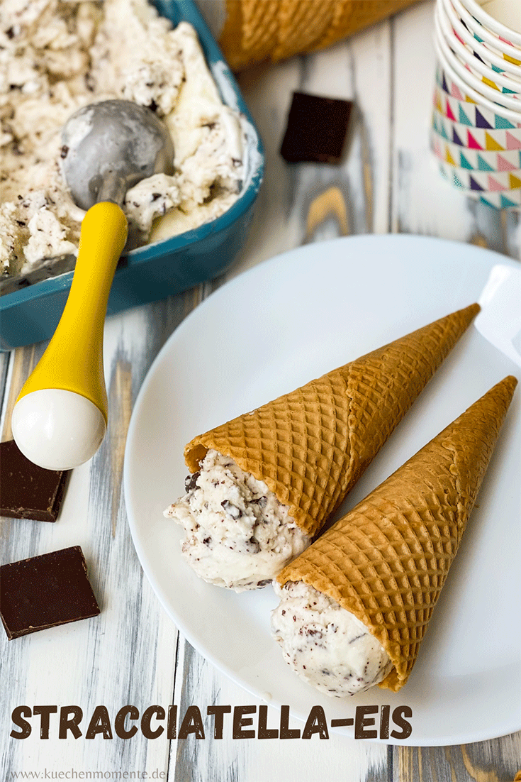 Stracciatella-Eis Pinterestpost