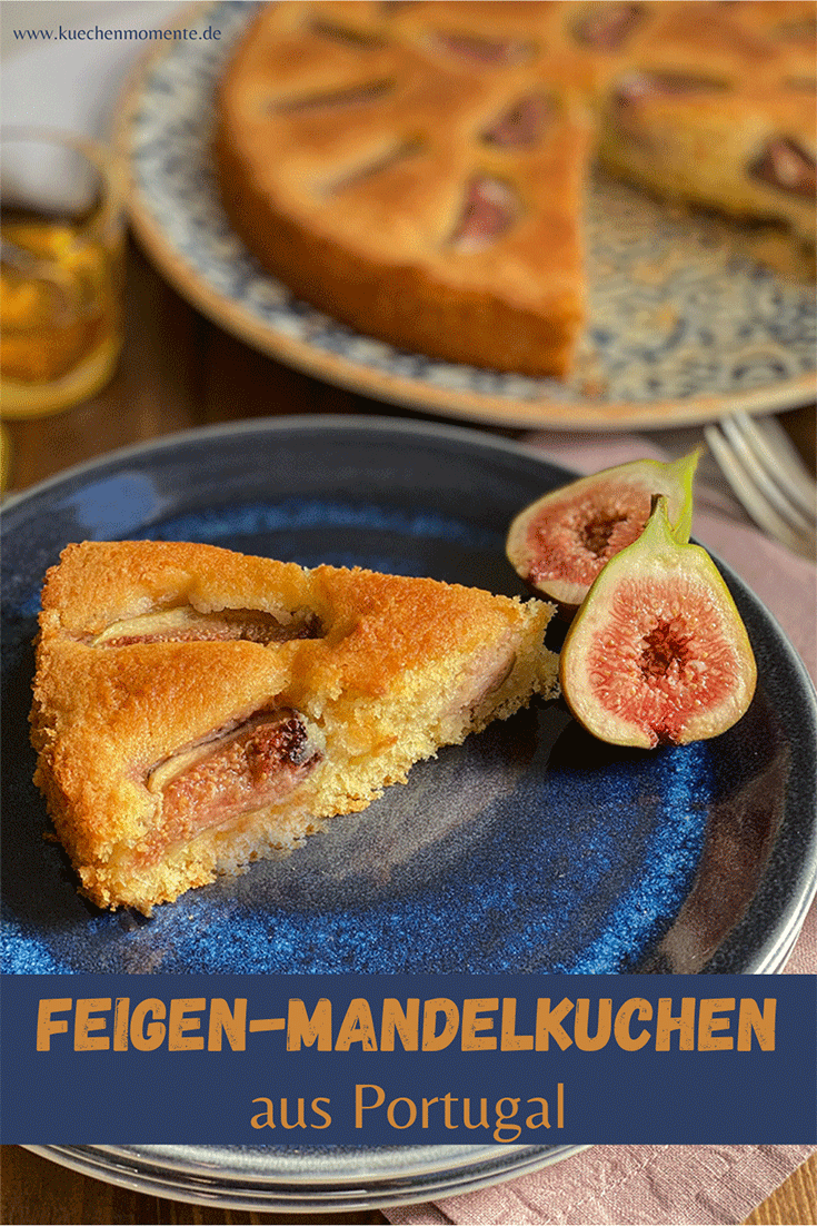 Feigen-Mandelkuchen Pinterestpost