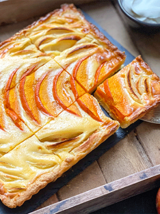 Anschnitt Kürbis-Apfel-Tarte