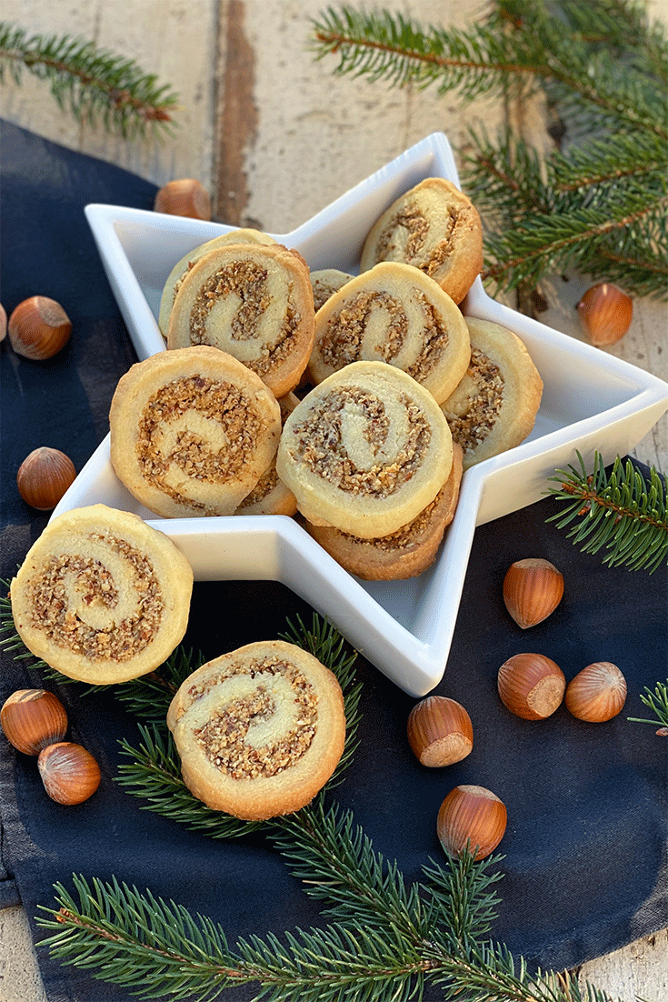 Nuss-Schnecken-Plätzchen - Küchenmomente