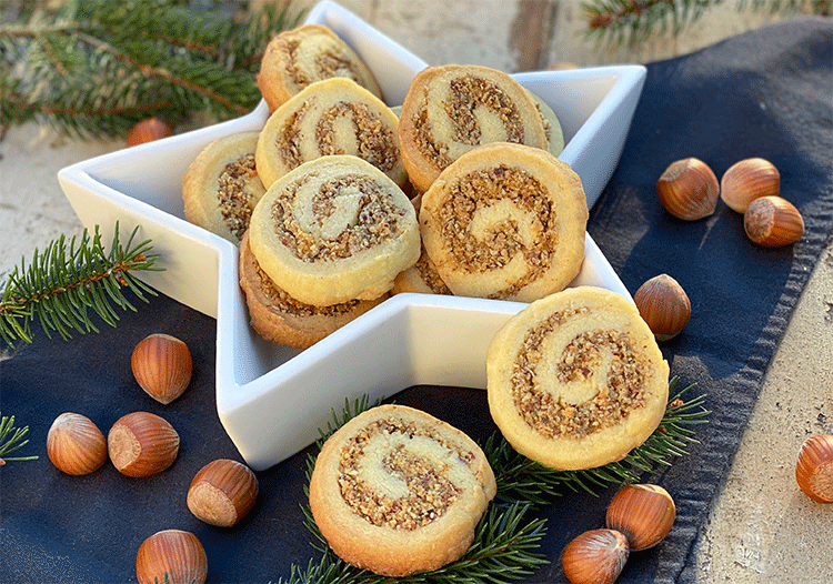 Nuss-Schnecken-Plätzchen - Küchenmomente