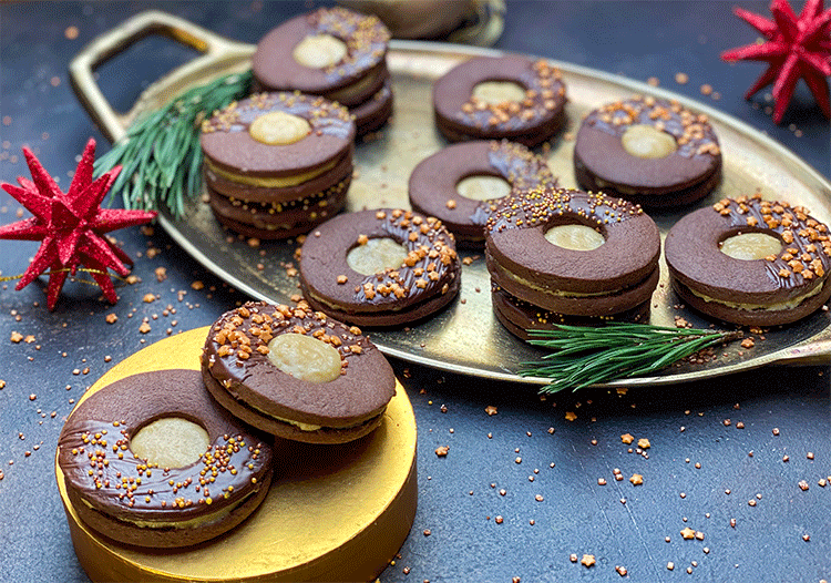 Plätzchen Sacher Art