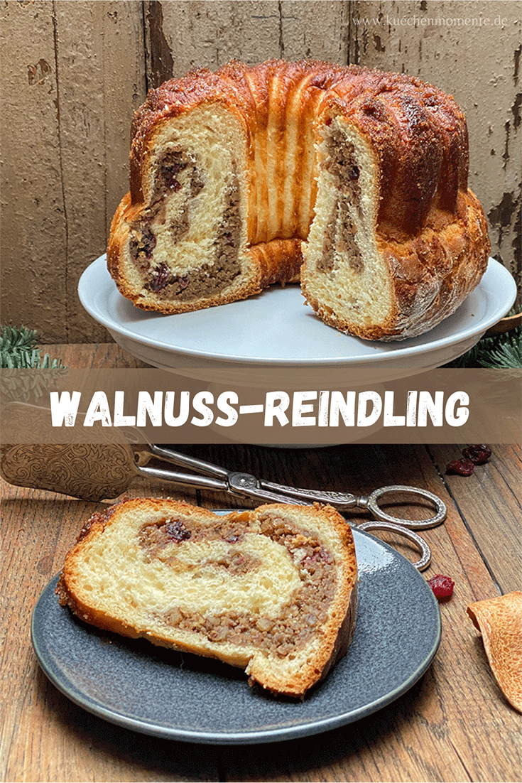 Reindling mit Nussfüllung