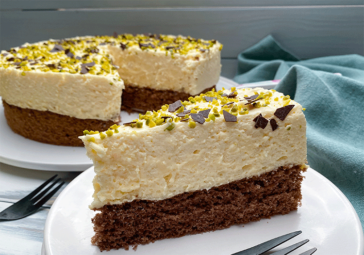Eierlikörmousse-Torte