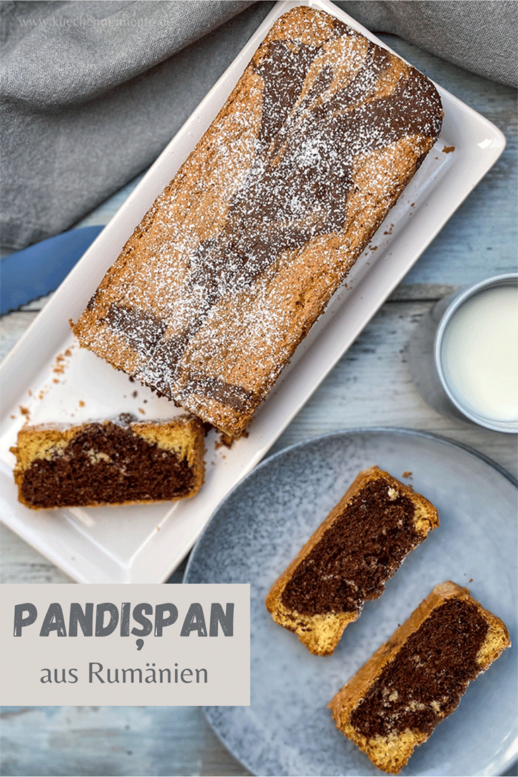 Pandișpan - Kastenkuchen aus Rumänien Pinterestpost