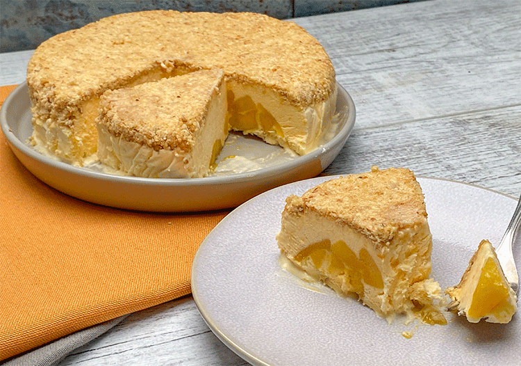 Semifreddo Singapur mit Mango