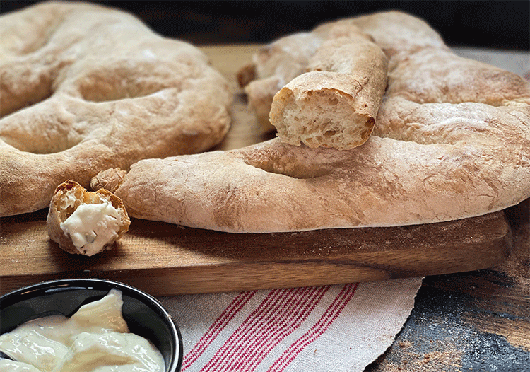 Fougasse Anschnitt