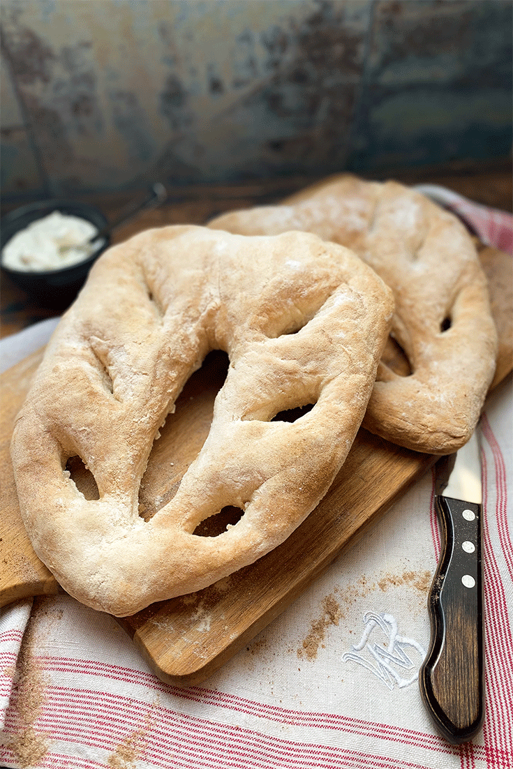 Französische Fougasse