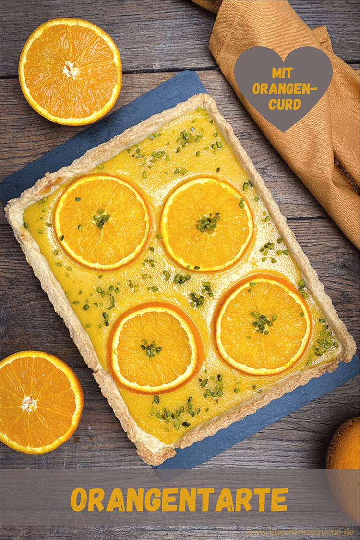 Orangentarte Orangen Curd Pinterestpost