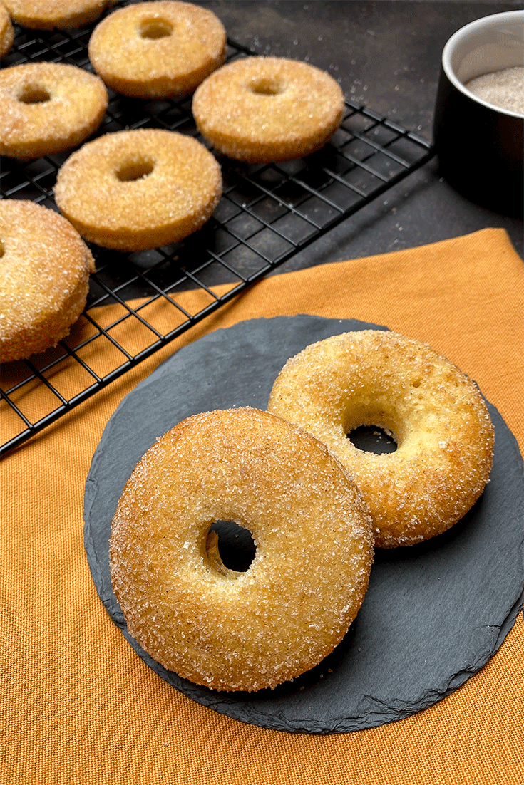 Einfache Donuts aus dem Backofen