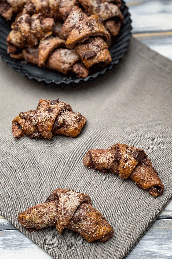 Rugelach mit Schokolade