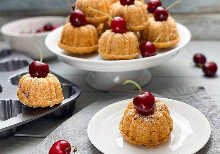 Kirsch-Mandel-Muffins - Küchenmomente