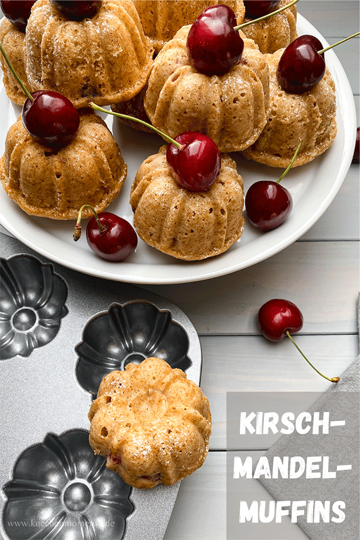 Kirsch-Mandel-Muffins - Küchenmomente