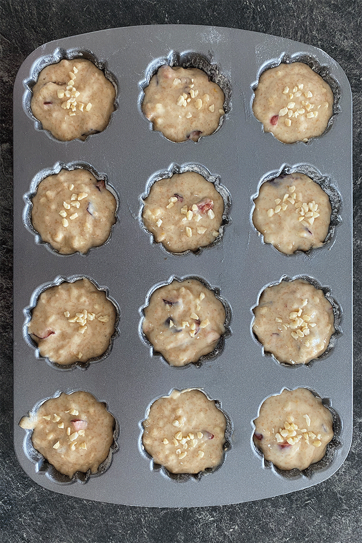 Muffins in Nordic Ware Form