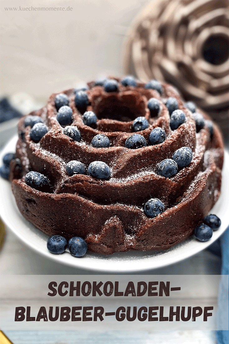 Schokoladen Heidelbeer Gugelhupf