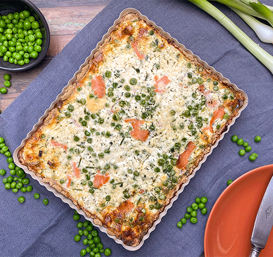 Lachs-Quiche aus Finnland