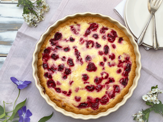 Himbeer-Tarte aus Finnland