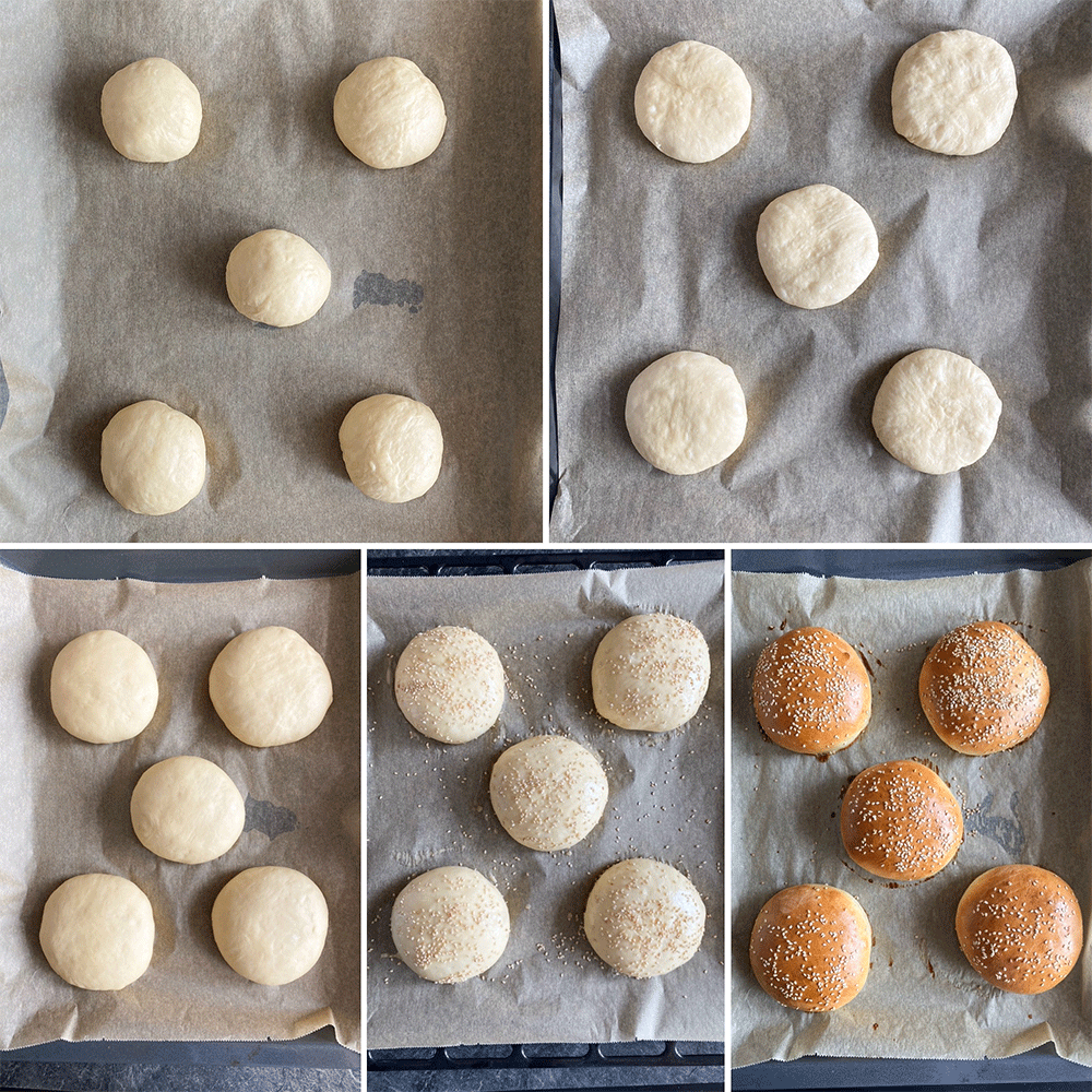 Einfache Burger Buns - Küchenmomente