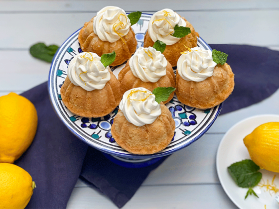 Zitronen Cupcakes mit Lemon Curd