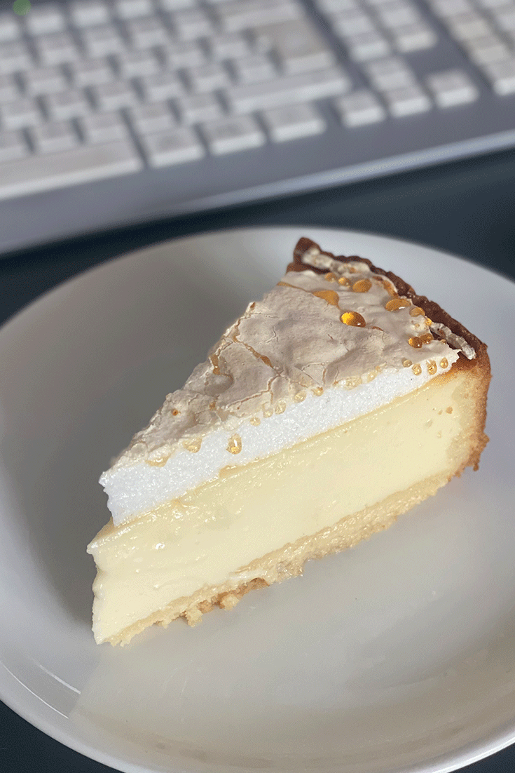 Anschnitt Tränchenkuchen Tränentorte Käsekuchen Goldtropfentorte