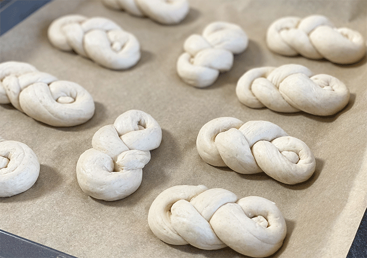 Flesserl vor dem Backen