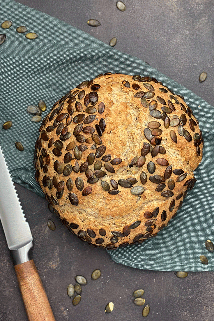 Dinkel-Kürbiskernbrot