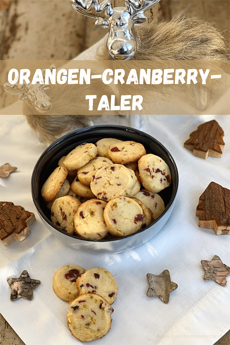Orangen- Cranberry-Taler Pinterestpost