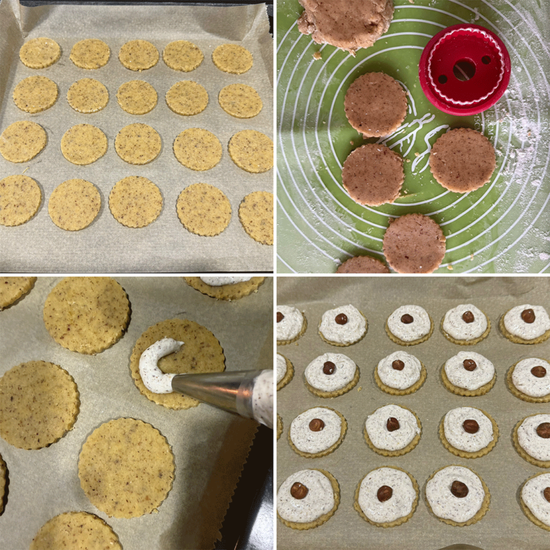 Zubereitung Grenobler Haselnuss-Plätzchen