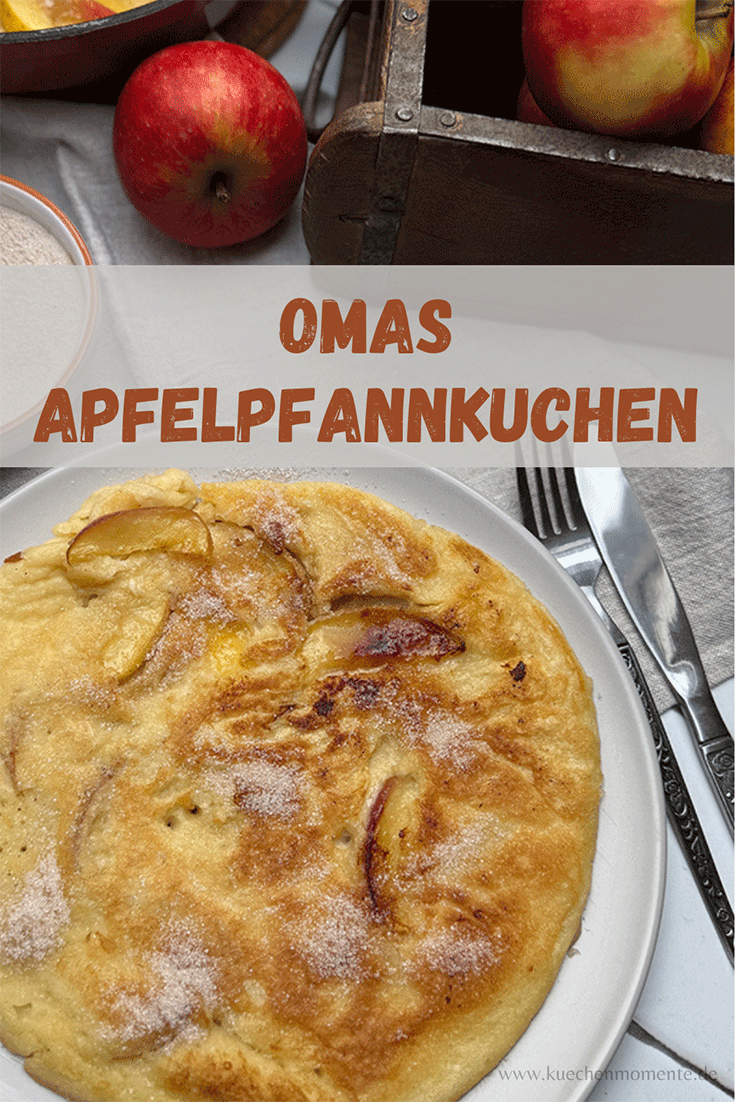 Omas Apfelpfannkuchen Pinterest