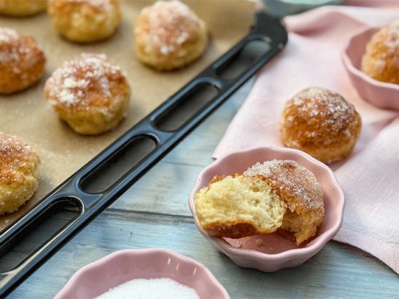 Saftige Quarkbällchen ohne Frittieren