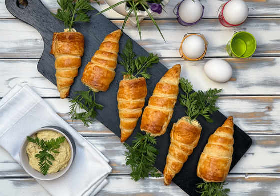 Blätterteig-Möhren mit Dattel-Curry-Füllung - Küchenmomente