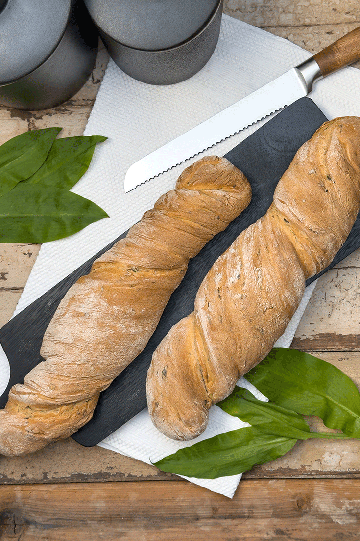 Bärlauch-Stangenbrot