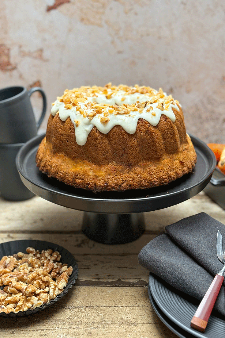 Carrot Bundt Cake Karottenkuchen Gugelhupf