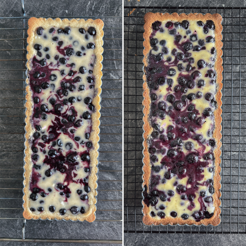 Heidelbeer-Schmand-Tarte Zubereitung
