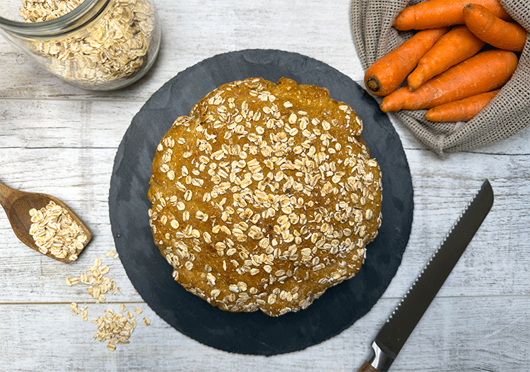 Topfbrot Hafer-Karotten-Brot