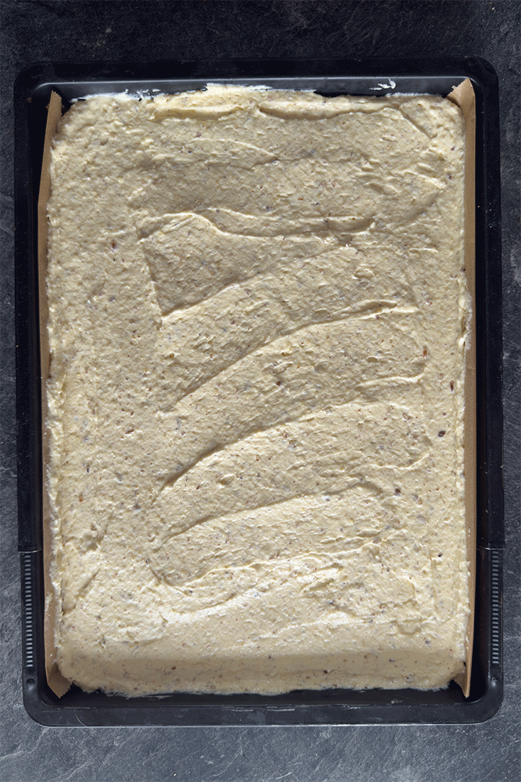Blechkuchen ohne noch Belag