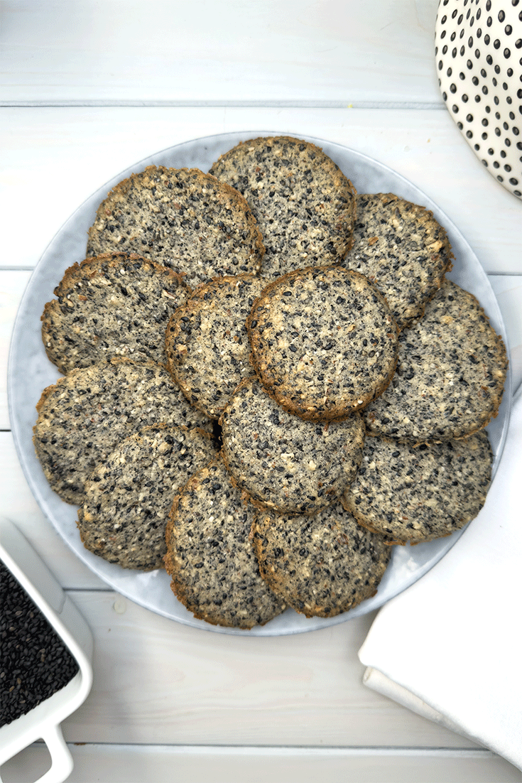 Japanische Sesamkekse Kuro Goma Cookies