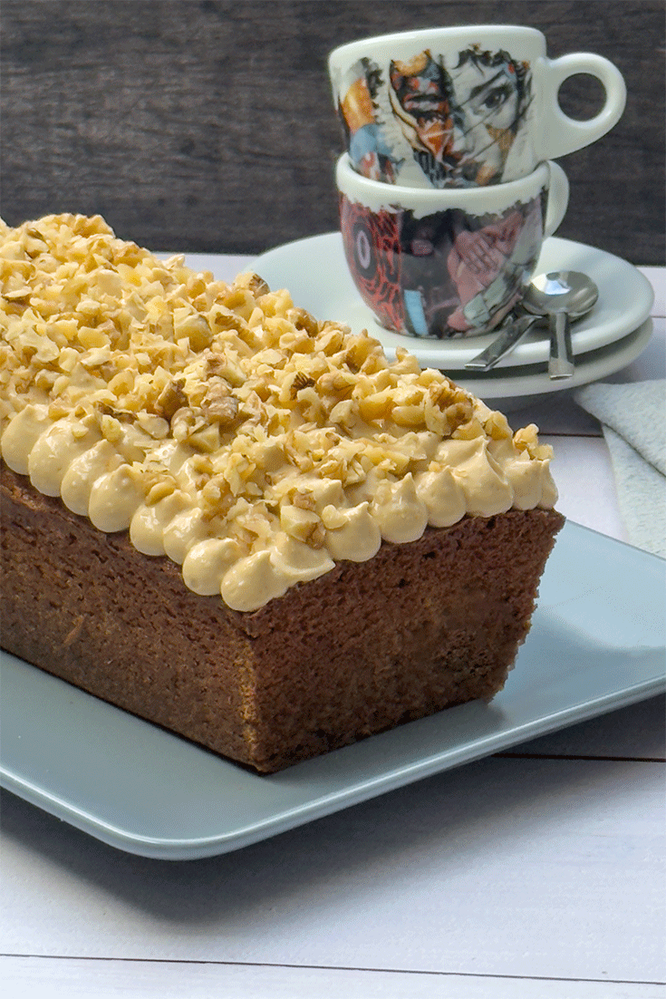 Espresso-Walnuss-Kuchen Kastenkuchen