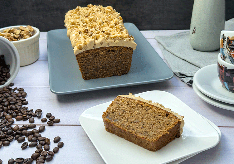 Walnuss-Espresso-Kuchen Kastenkuchen