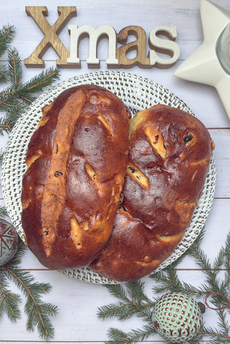 Julebrød Julekake Norwegen Weihnachtsbrot