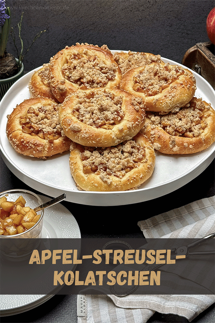 Apfel-Streusel-Kolatschen Pinterestpost