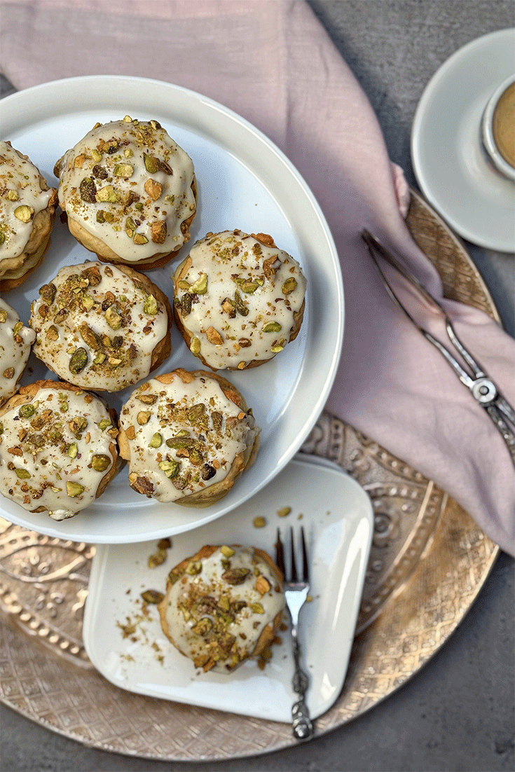 Whoopies mit Pistazien
