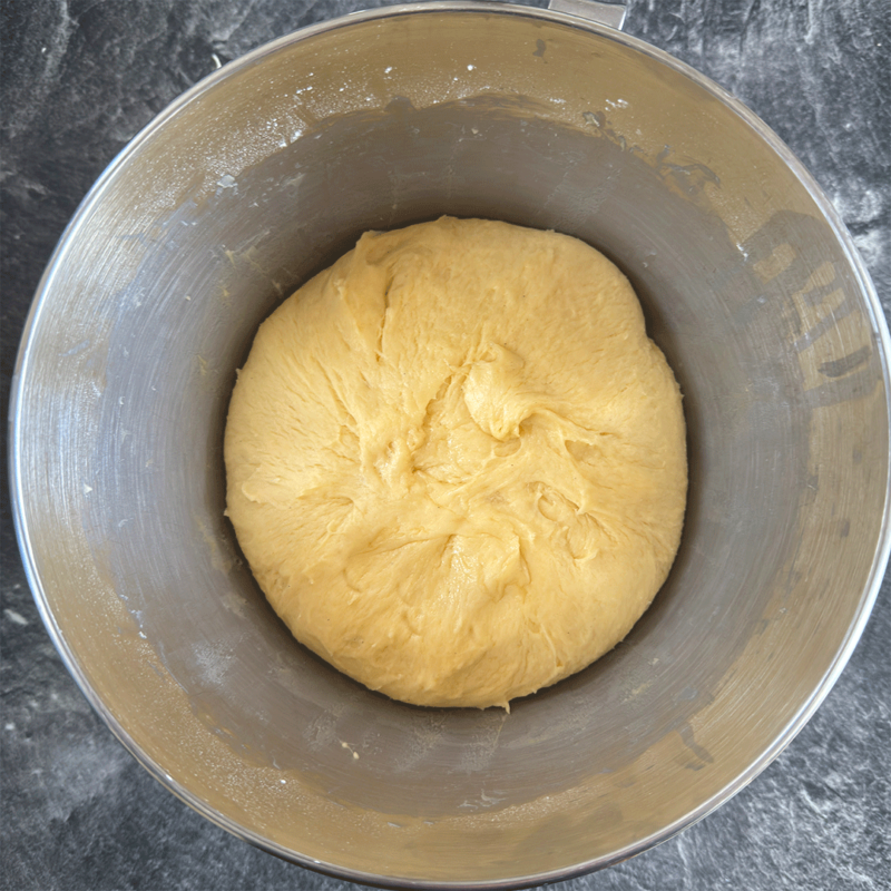 Teig für Lütticher Waffeln nach der Ruhezeit