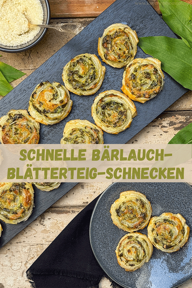 Blätterteig-Bärlauch-Schnecken