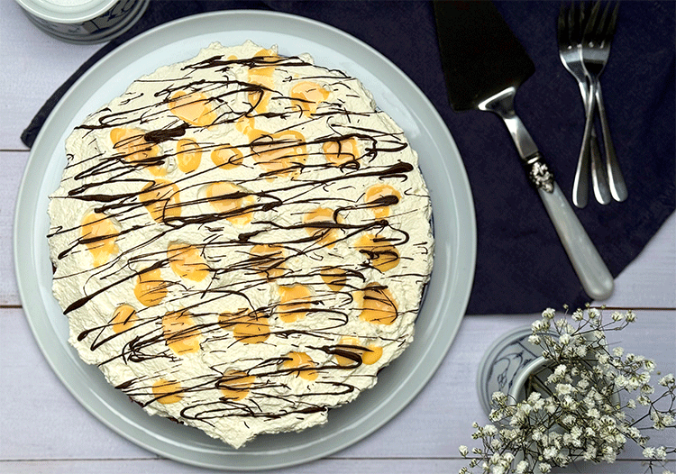 Omas Gewittertorte glutenfrei von oben
