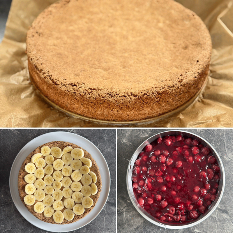Zubereitung Omas Gewittertorte glutenfrei