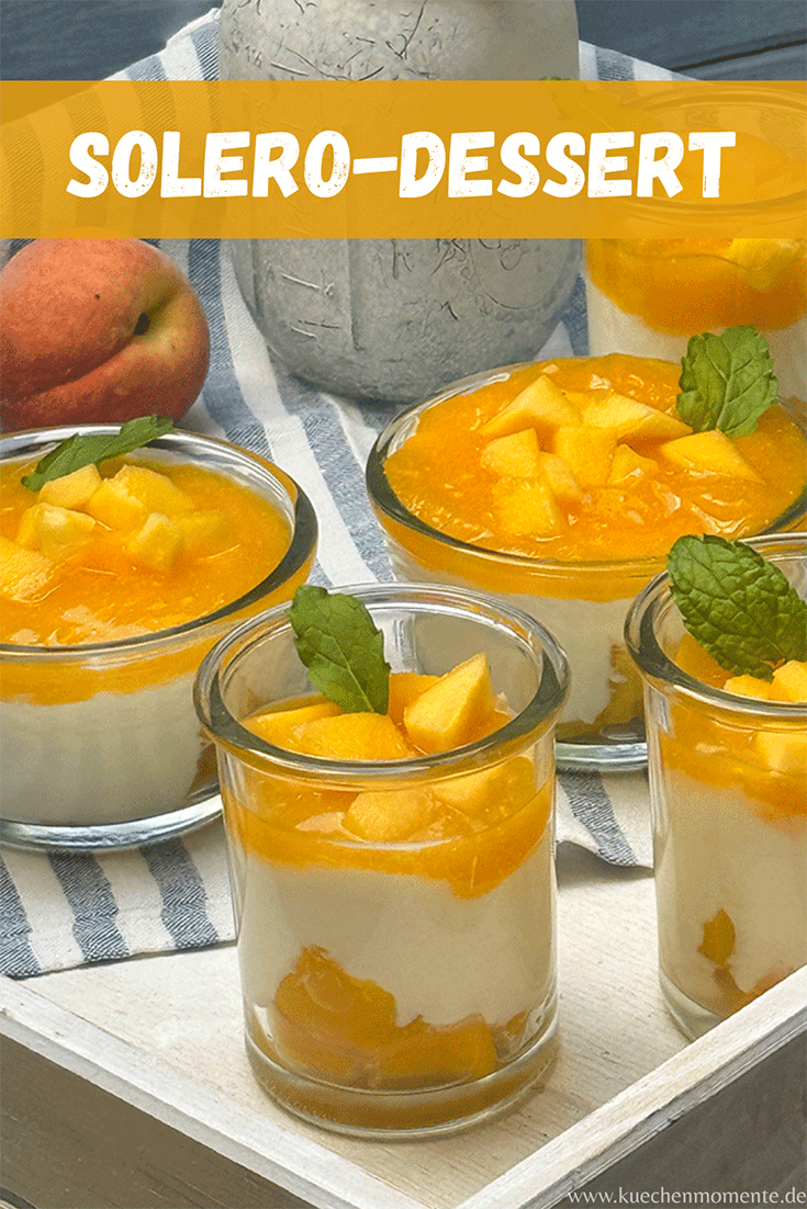 Solero-Dessert im Glas Pinterestpost