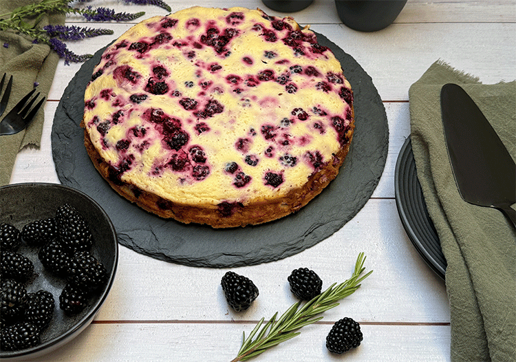 Einfacher Brombeerkuchen